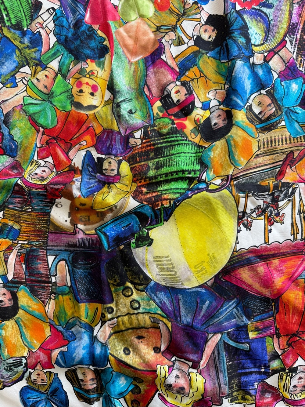 Colorful Multicolor Scarf - Artistic Print